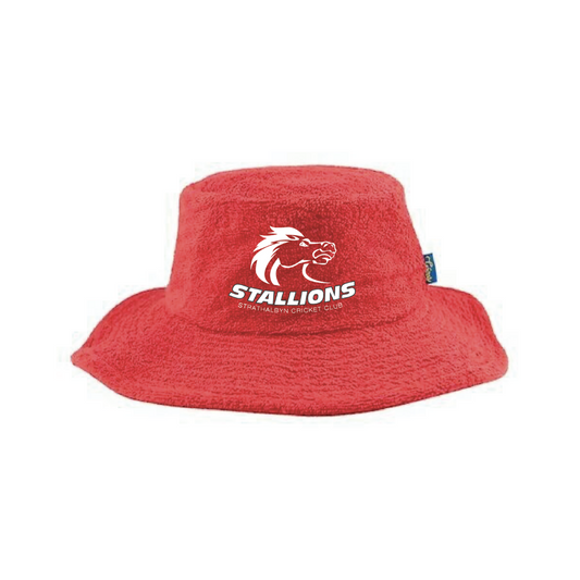 Strathalbyn CC Stallions Terry Towelling Bucket Hat