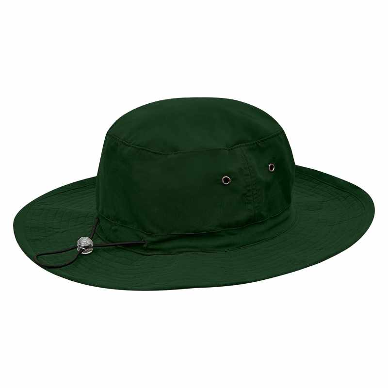 Wide Brim Hat - Green